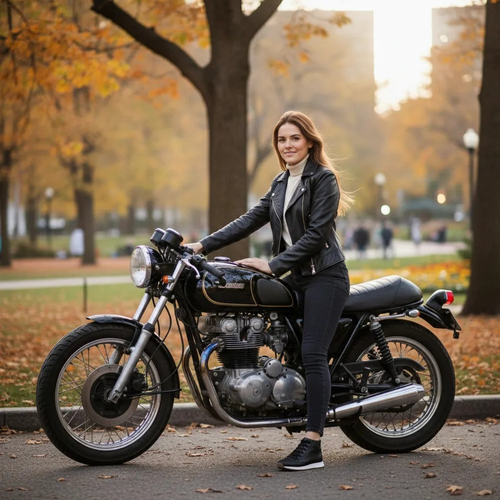 Bota Feminina Couro Zíper Lateral Calce Fácil Lançamento