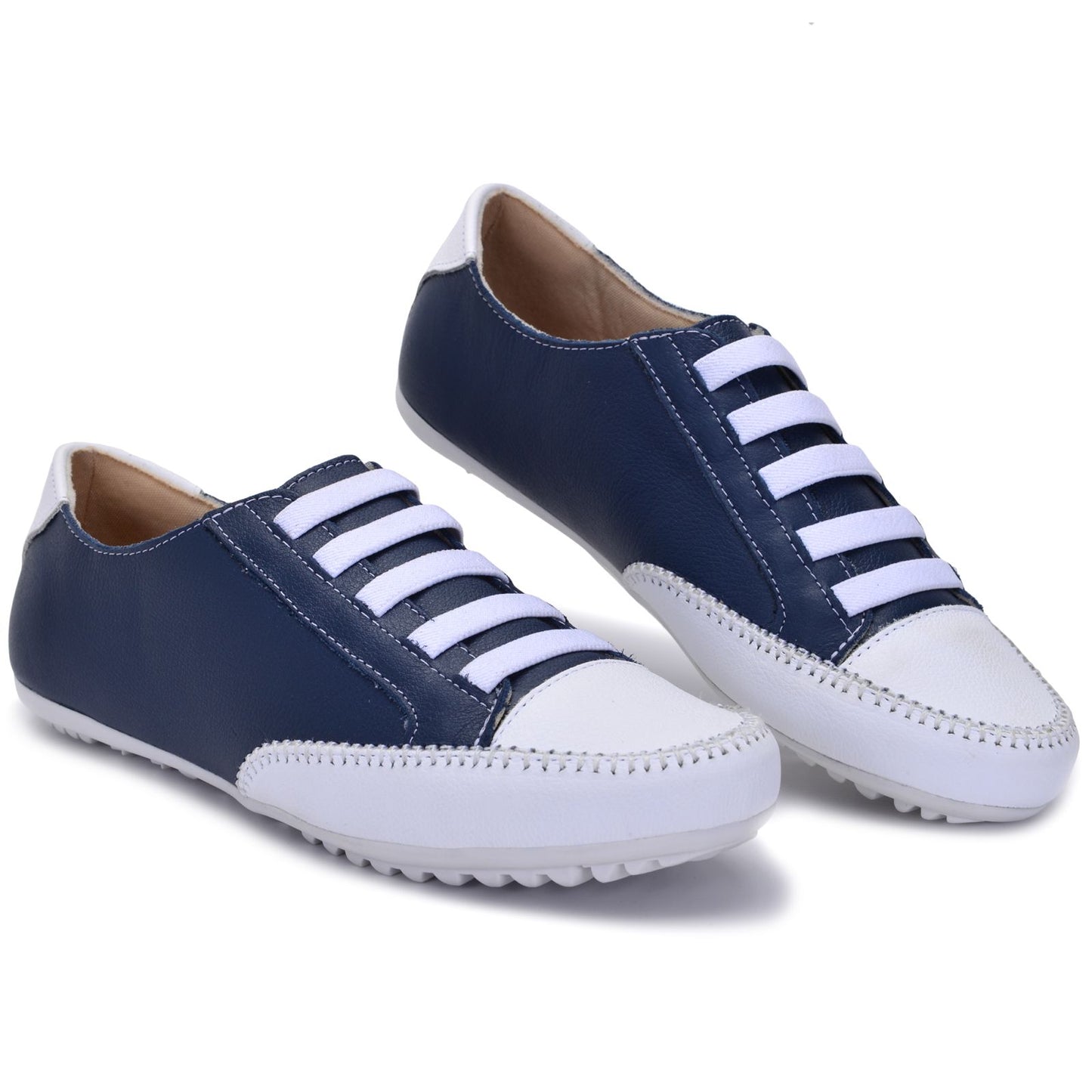Mocatênis Maria Branco e Azul