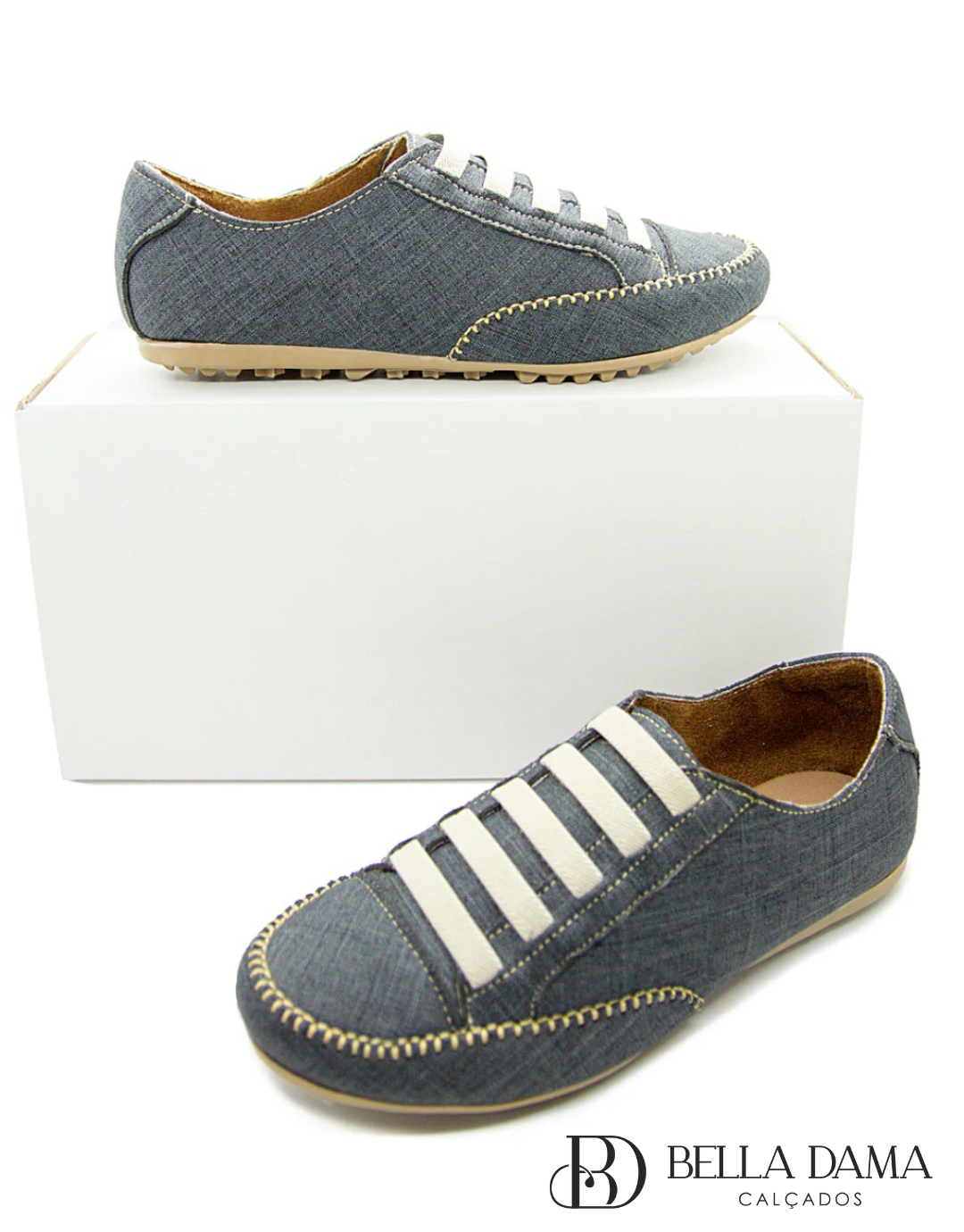 Mocatênis Maria Azul Jeans Eco