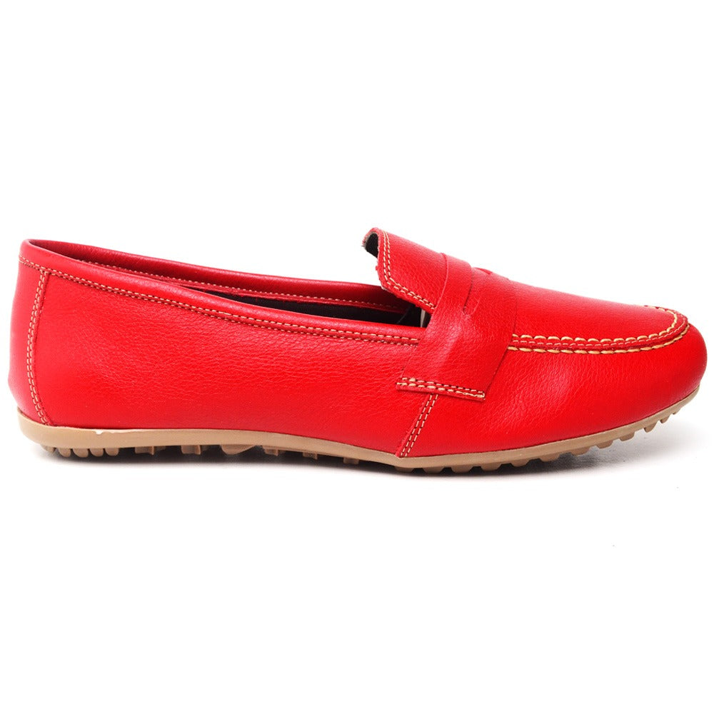 Mocassim Comfort Vermelho