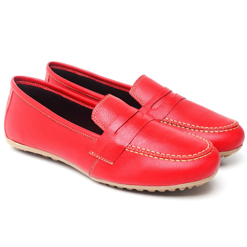 Mocassim Comfort Vermelho